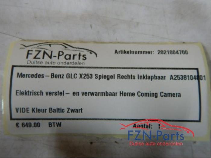 Buitenspiegel rechts Mercedes GLC-Klasse (22724885)