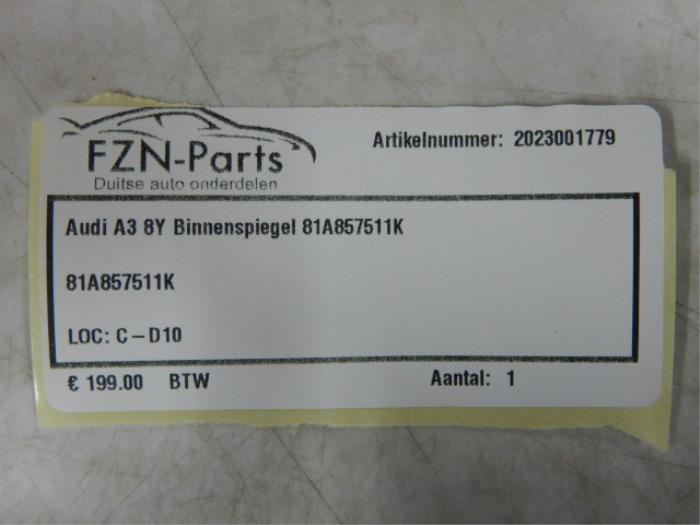 Audi A3 8Y Binnenspiegel