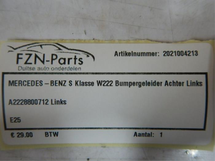 Mercedes-Benz S-Klasse W222 Bumpergeleider Links-achter