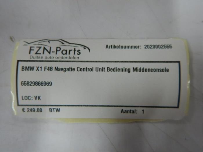 BMW X1 F48 Navigatie Control Unit Bediening Middenconsole