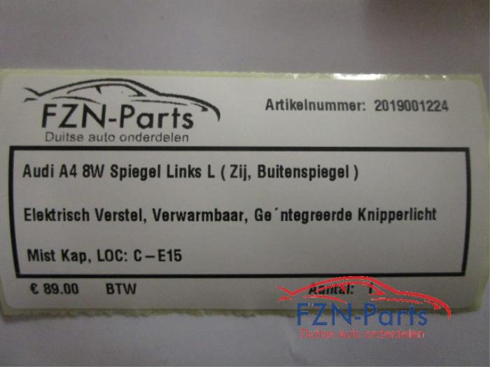 Audi A4 8W Spiegel Links