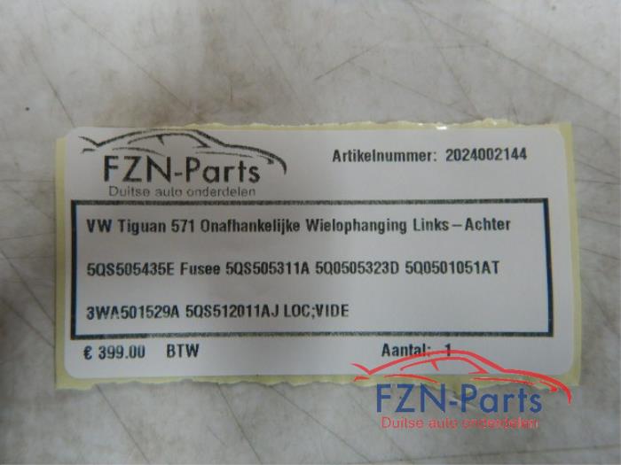 VW Tiguan 571 Onafhankelijke Wielophanging Links-Achter