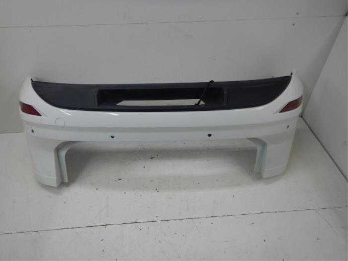 VW Touran 5TA Achterbumper 4PDC LC9A Pure white