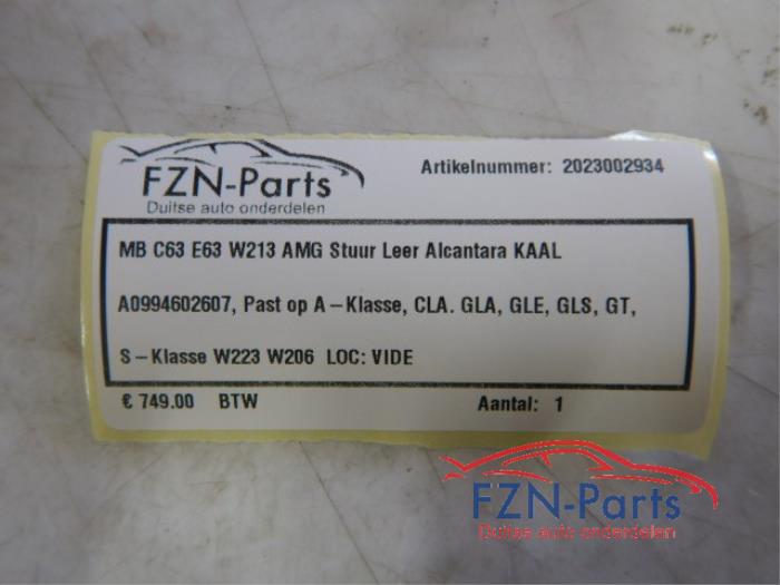 Mercedes-Benz C63 E63 W213 AMG Stuur Leer Alcantara KAAL