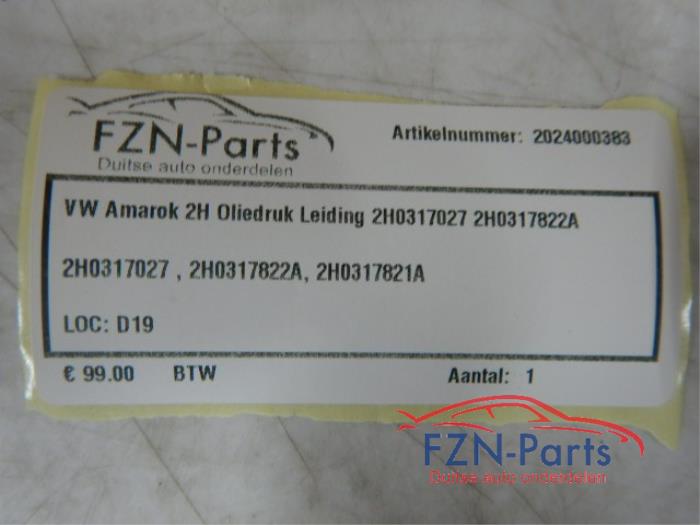 Oliedruk Leiding Volkswagen Amarok (22736932)