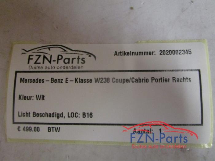 Portier 2Deurs rechts Mercedes E-Klasse (22740245)