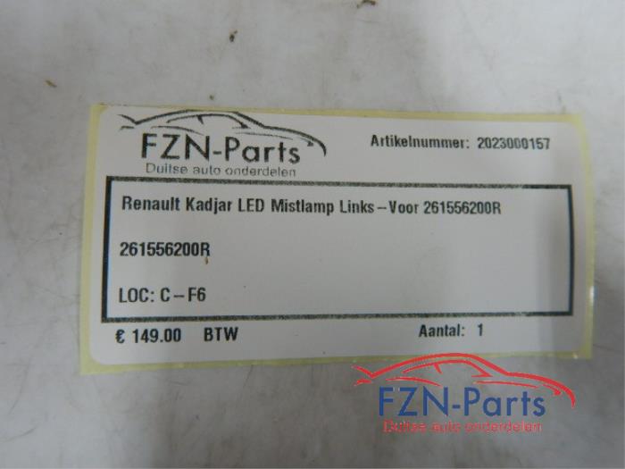 Renault Kadjar LED Mistlamp Links-Voor