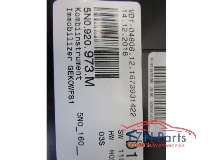 Kilometerteller KM Volkswagen Tiguan (22735334)