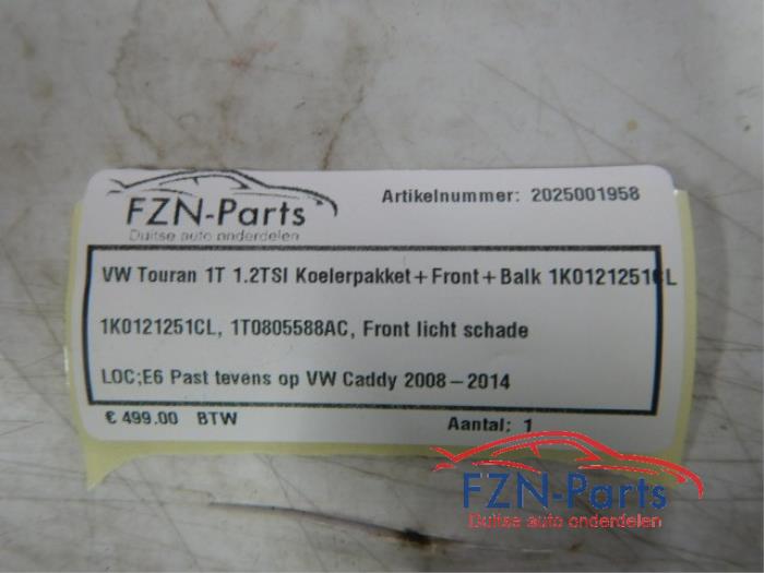 Koelerset Volkswagen Touran (22726845)
