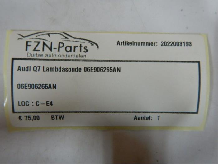 Audi Q7 Lambdasonde