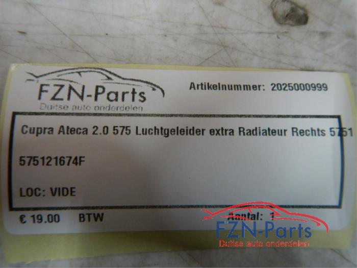 Luchtgeleider Cupra Ateca (22735686)