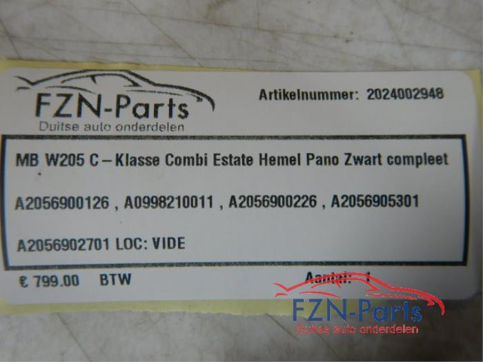 Hemelbekleding Mercedes C-Klasse (22734532)