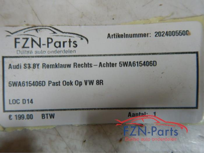 Audi S3 8Y Elektrische Remklauw rechts-achter