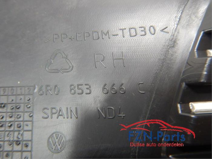 VW Polo 6R Inleg Voorbumper Rechts