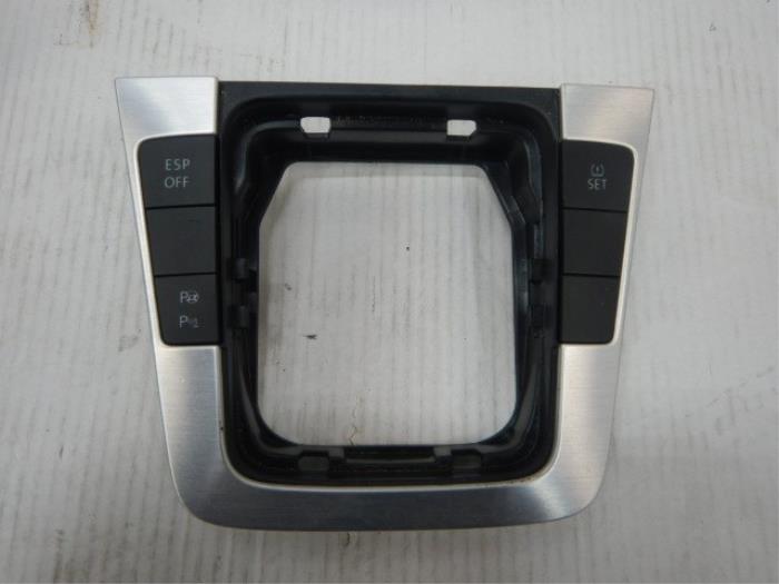 VW Passat 3C8 Inleg Dashboard Grijs Aluminium Look