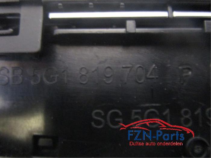 VW Golf 7 5G Luchtrooster Dashboard Rechts R