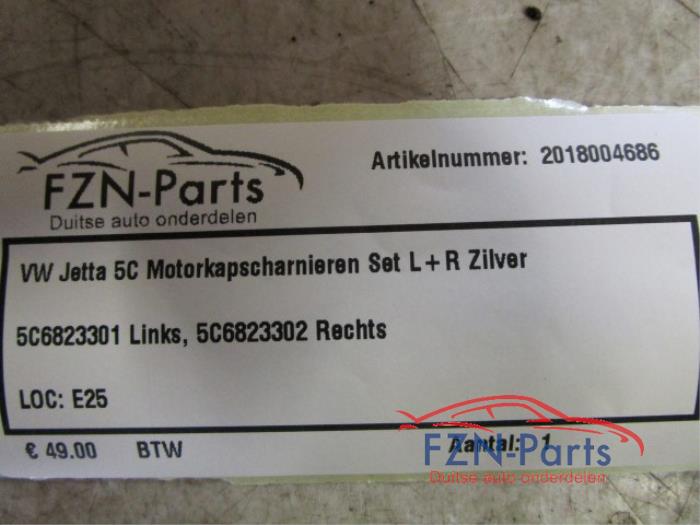 Motorkap Scharnier Volkswagen Jetta (22741305)