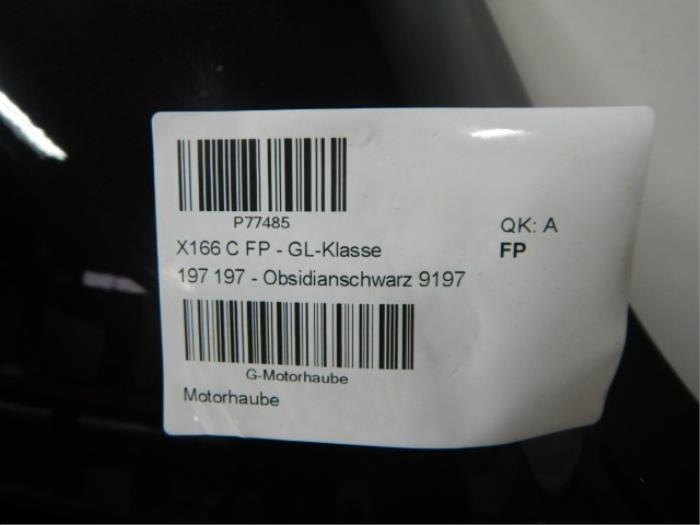 Mercedes Benz GL Klasse W166 Motorkap