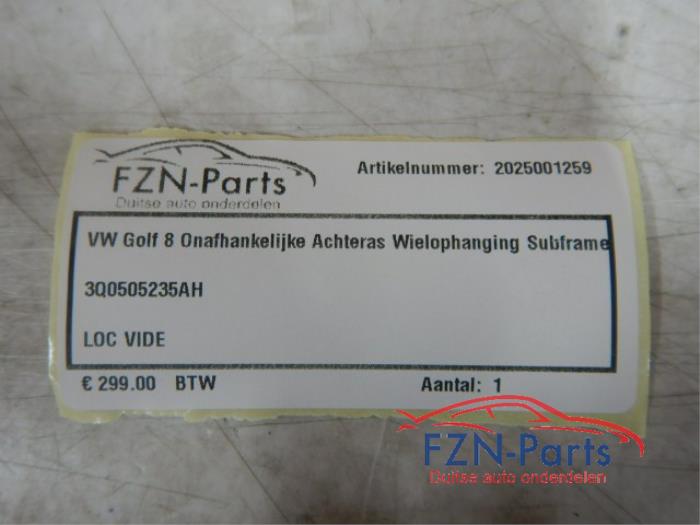 VW Golf 8 Onafhankelijke Achteras Wielophanging Subframe