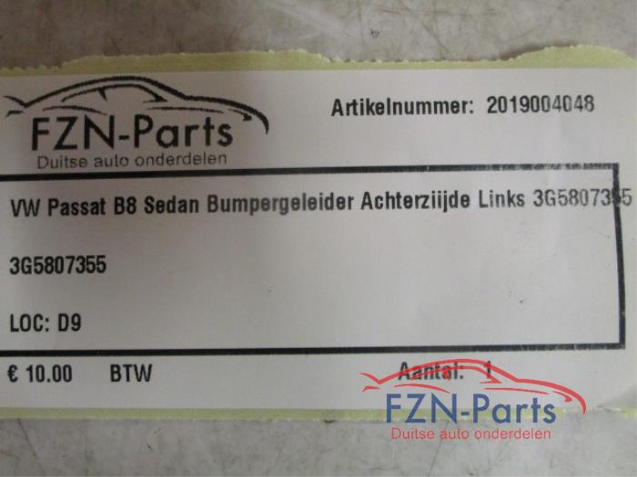VW Passat B8 Sedan Bumpergeleider Achterzijde Links