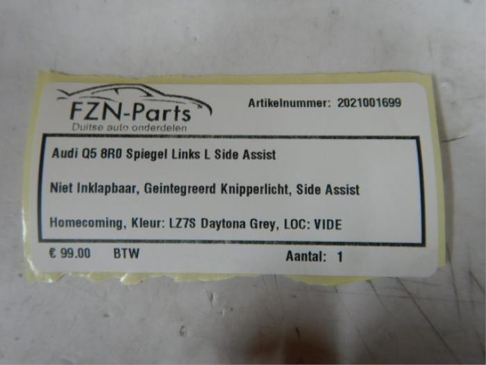 Audi Q5 8R0 Spiegel Links L Side-assist