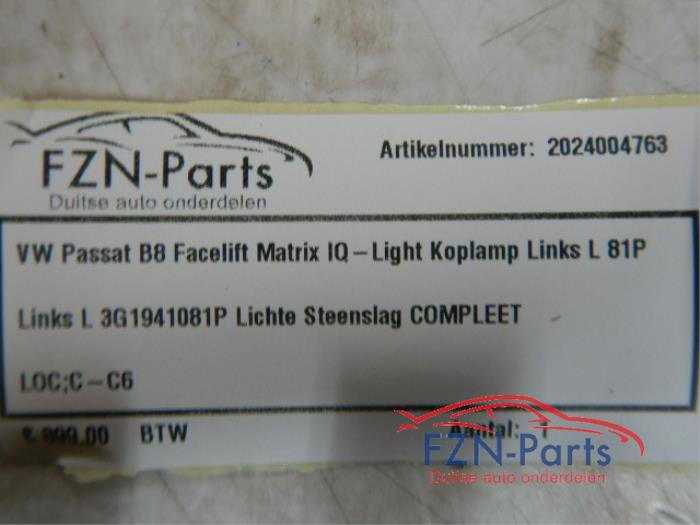 Koplamp links Volkswagen Passat (22721860)