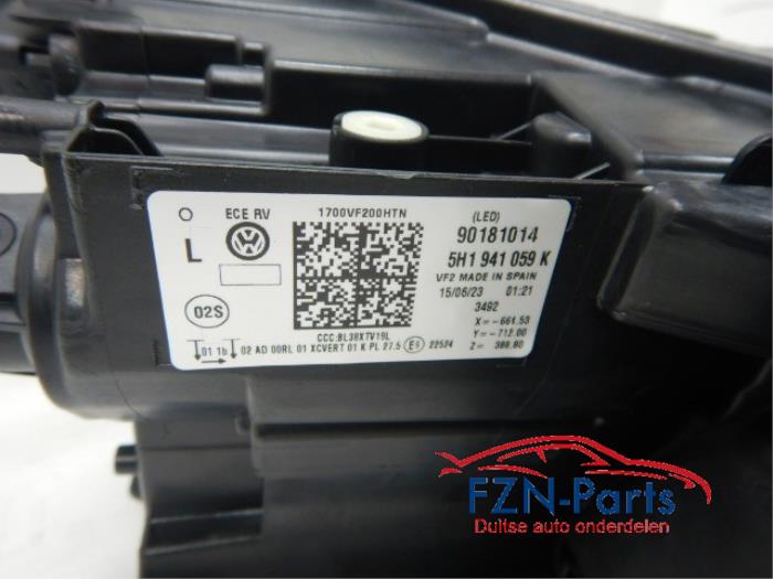 Koplampset links+rechts Volkswagen Golf (22723386)