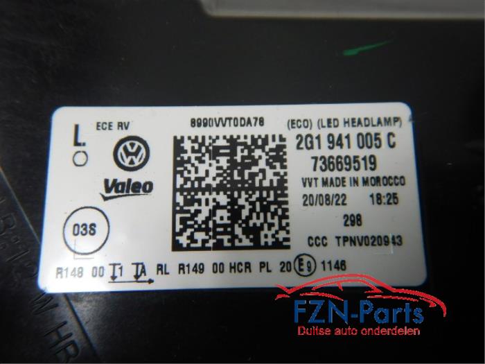 VW Polo 2G Facelift LED Koplamp Links