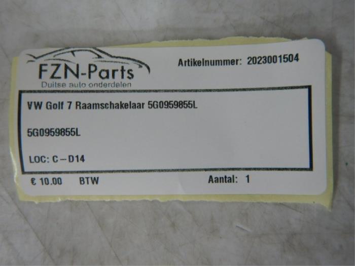 Elektrisch Raam Schakelaar Volkswagen Golf (22729088)