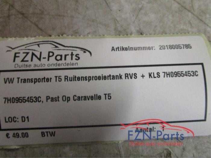 Ruitensproeiertank voor Volkswagen Transporter (22739457)