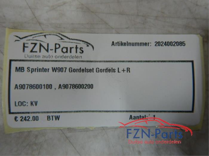 Veiligheidsgordel Set voor Mercedes Sprinter (22728971)