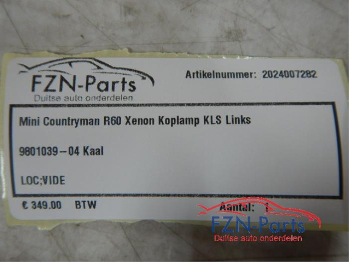 Mini Countryman R60 Koplamp Links Xenon KLS