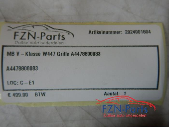Grille Mercedes Vito (22726769)