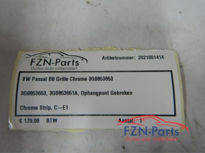 VW Passat B8 Grille Chrome