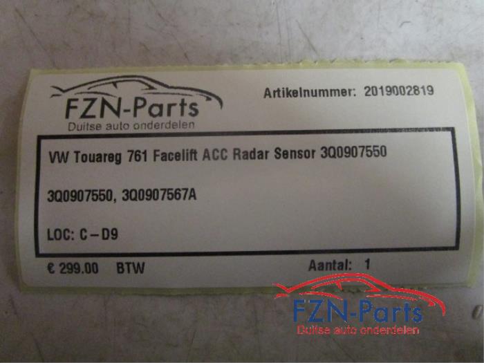 Radar sensor Volkswagen Touareg (22738451)