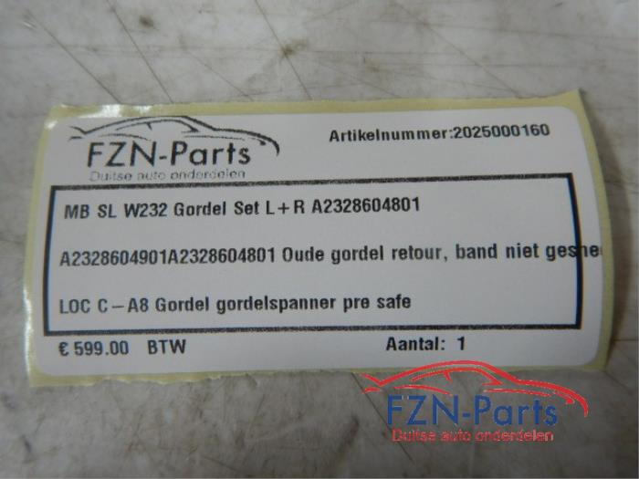 Veiligheidsgordel Set voor Diversen (22728973)
