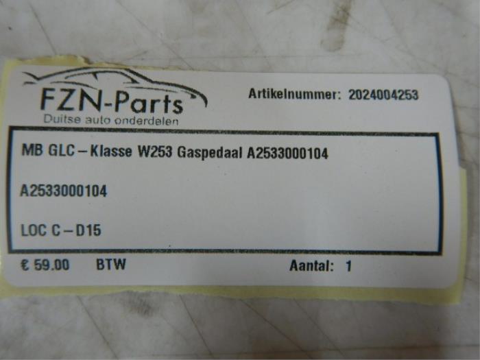 Gaspedaal Mercedes GLC-Klasse (22734085)