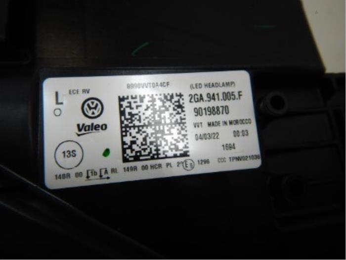 VW T-Roc 2GA Facelift Koplamp Links VOLLED
