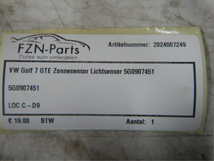 Lichtsensor Volkswagen Golf (22743189)