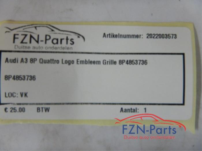 Embleem Audi A3 (22729204)