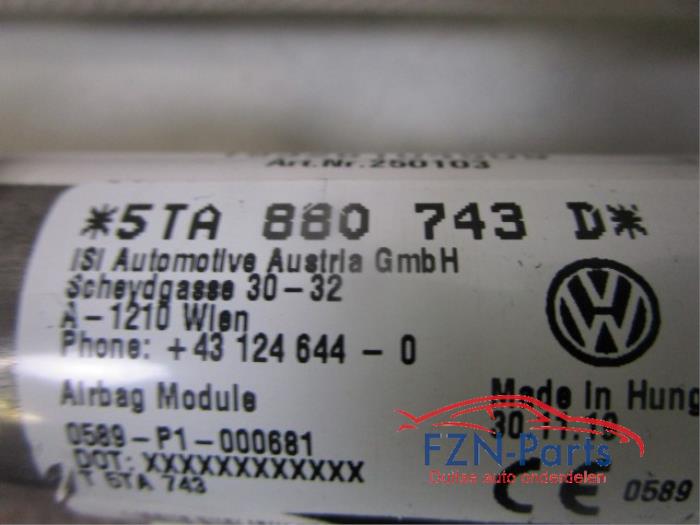 Hemel Airbag Volkswagen Touran (22740718)