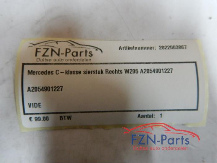 Mercedes-Benz C-Klasse Sierstuk Rechts W205