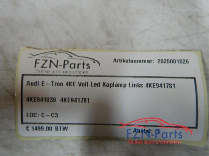 Audi E-Tron 4KE Volled Koplamp Links