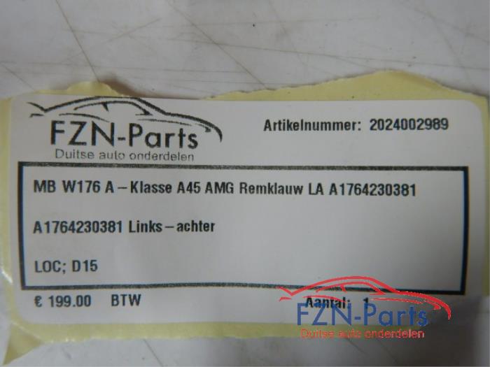 Mercedes-Benz A-Klasse W176 A45 AMG Remklauw Links-Achter
