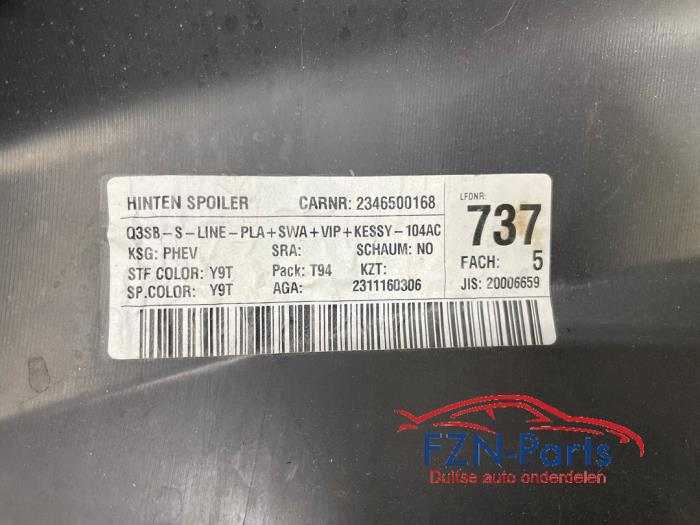 Diffuser achterbumper Audi Q3 (22780419)