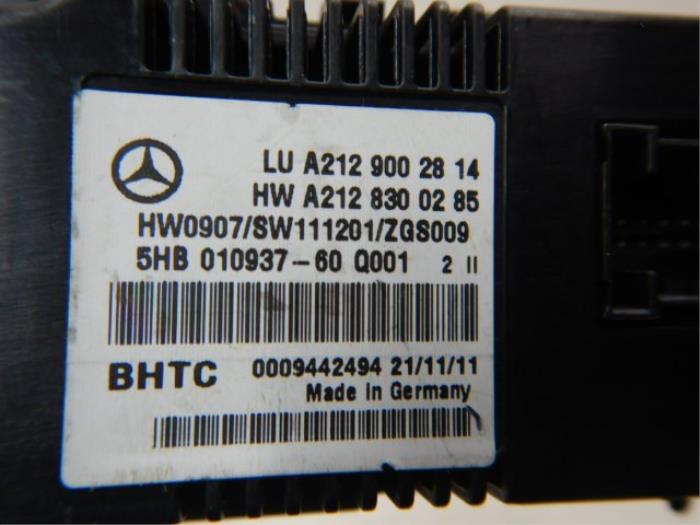 Climatronic Paneel Mercedes E-Klasse (22733159)