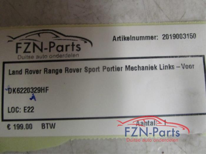 Land Rover Range Rover Sport Portier Mechaniek Links-Voor