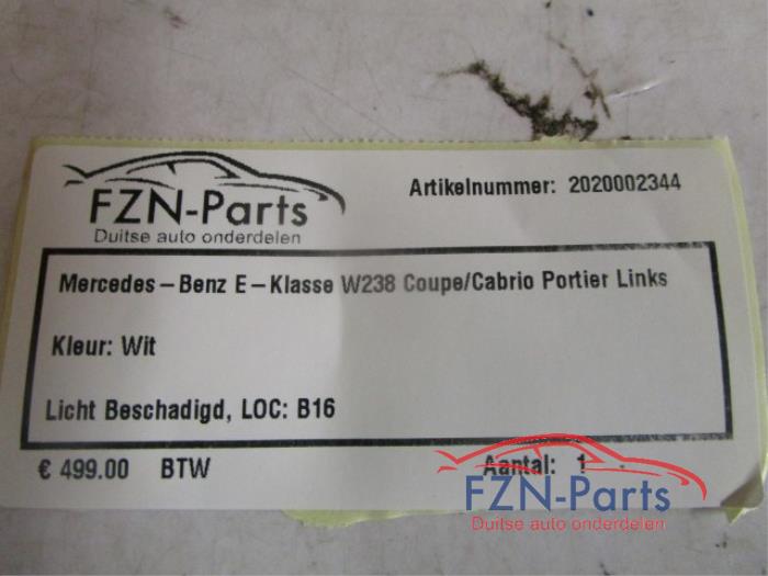Portier 2Deurs links Mercedes E-Klasse (22743435)