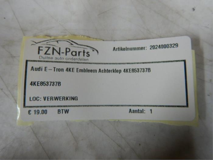 Embleem Audi E-Tron (22729168)