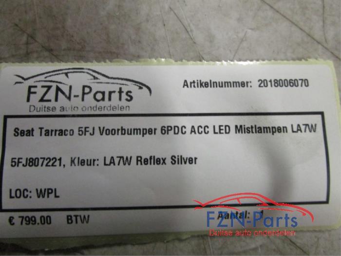 Seat Tarraco 5FJ Voorbumper 6PDC ACC LED Mistlampen LA7W